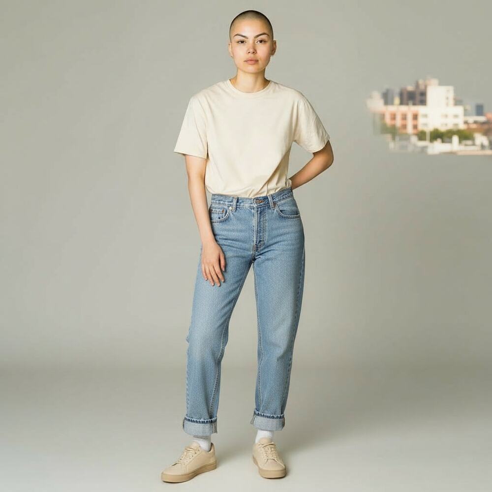 Vtg 90s Levi’s 550 Classic Relaxed Jeans | Vintage Light Wash | 8 Miss M